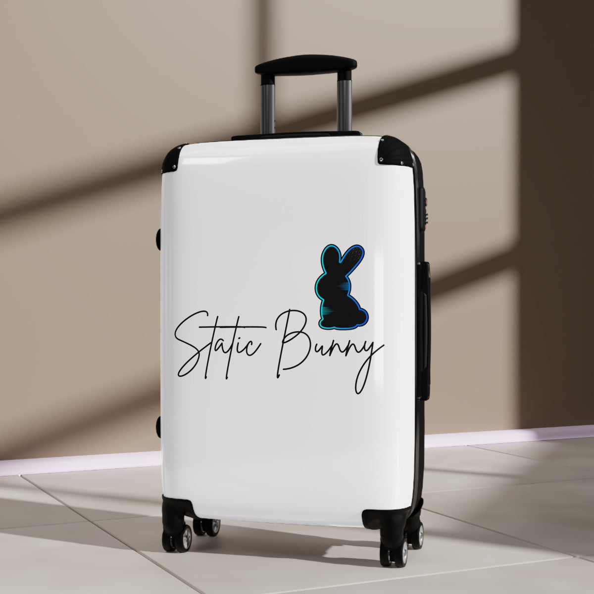 Static Bunny Carry-on Suitcase – Deep Hydro
