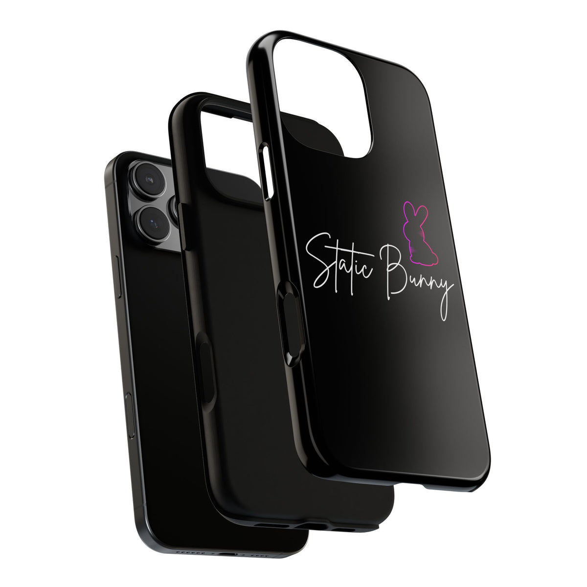 Static Bunny Phone Case - Ultraviolet