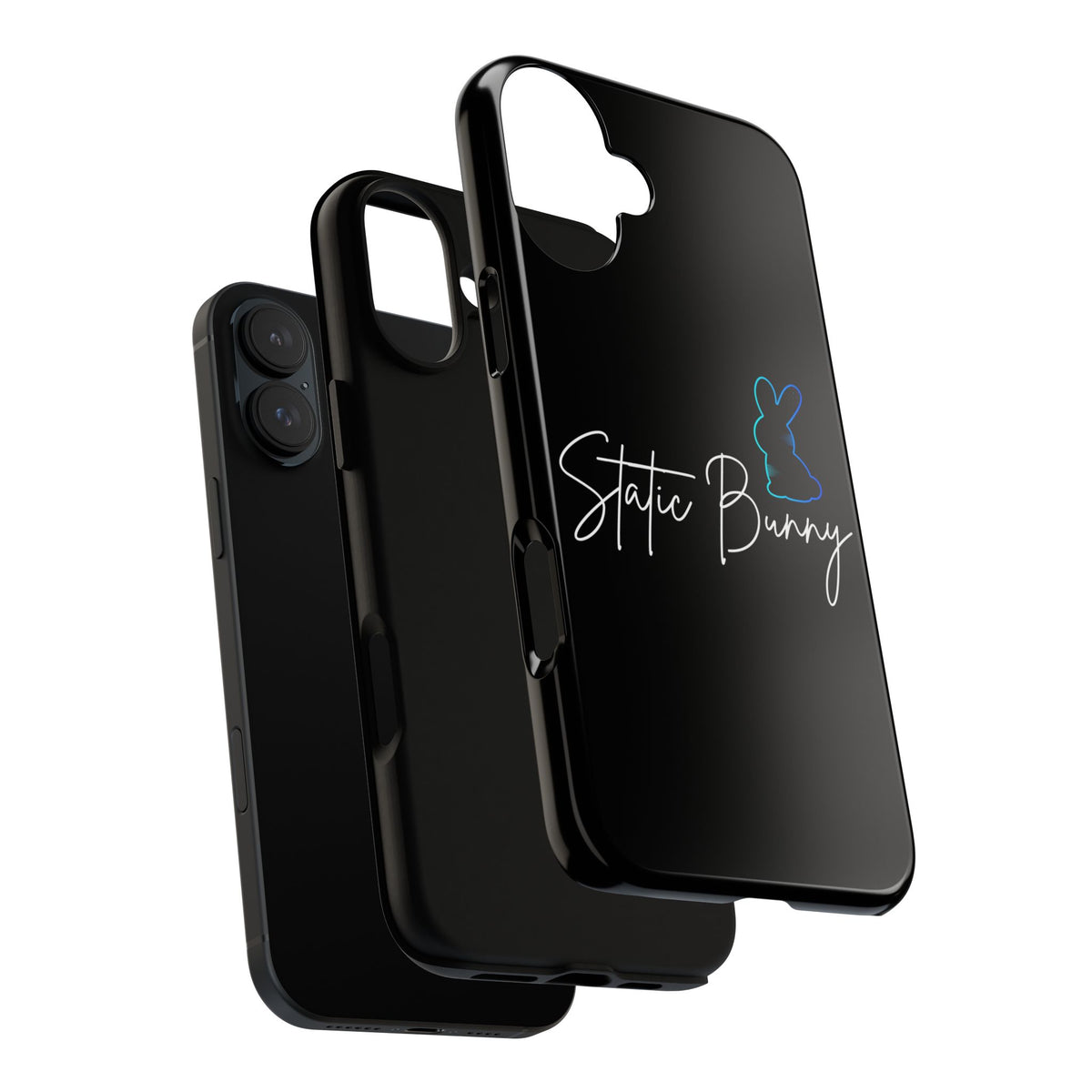 Static Bunny Phone Case - Deep Hydro