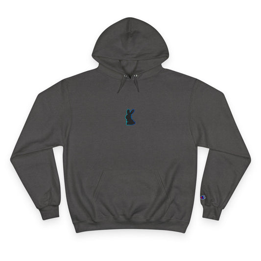 Static Bunny Hoodie - Deep Hydro