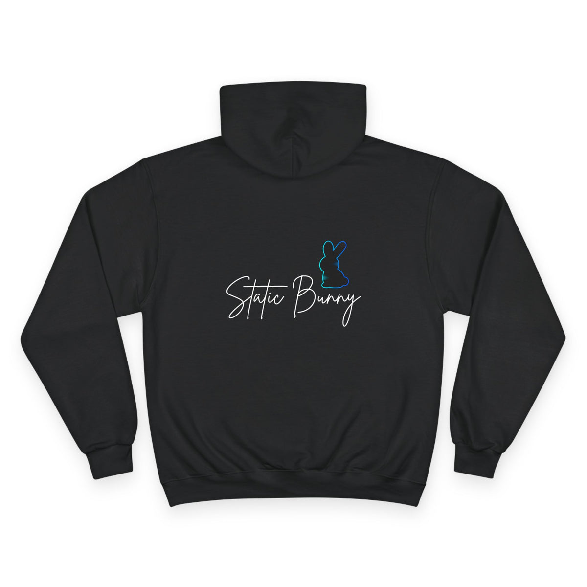 Static Bunny Hoodie - Deep Hydro
