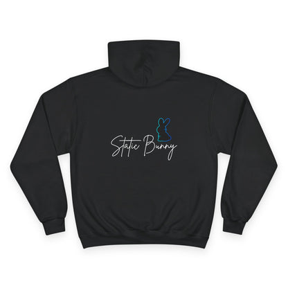 Static Bunny Hoodie - Deep Hydro