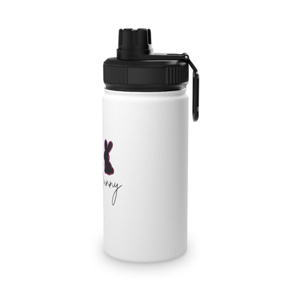 Static Bunny Water Bottle - Ultraviolet