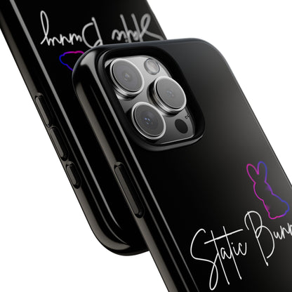 Static Bunny Phone Case - Synthwave